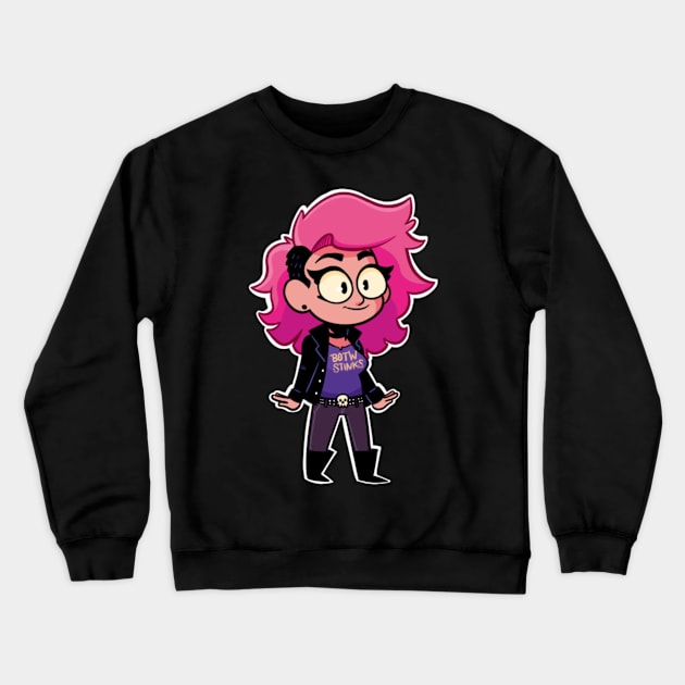 Unpopular Opinion Peach Crewneck Sweatshirt by PeachFuzz Comics Store